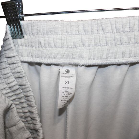 Yogalicious Light Grey Jogger Sweatpants Size XL - Picture 9 of 9